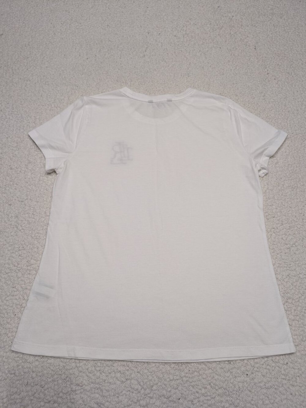 Lauren Ralph Lauren White Monogram Logo Tee XL - Picture 3 of 7